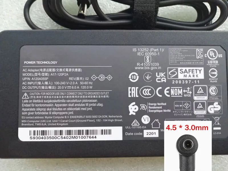 Netzteil für Chicony A12A055P