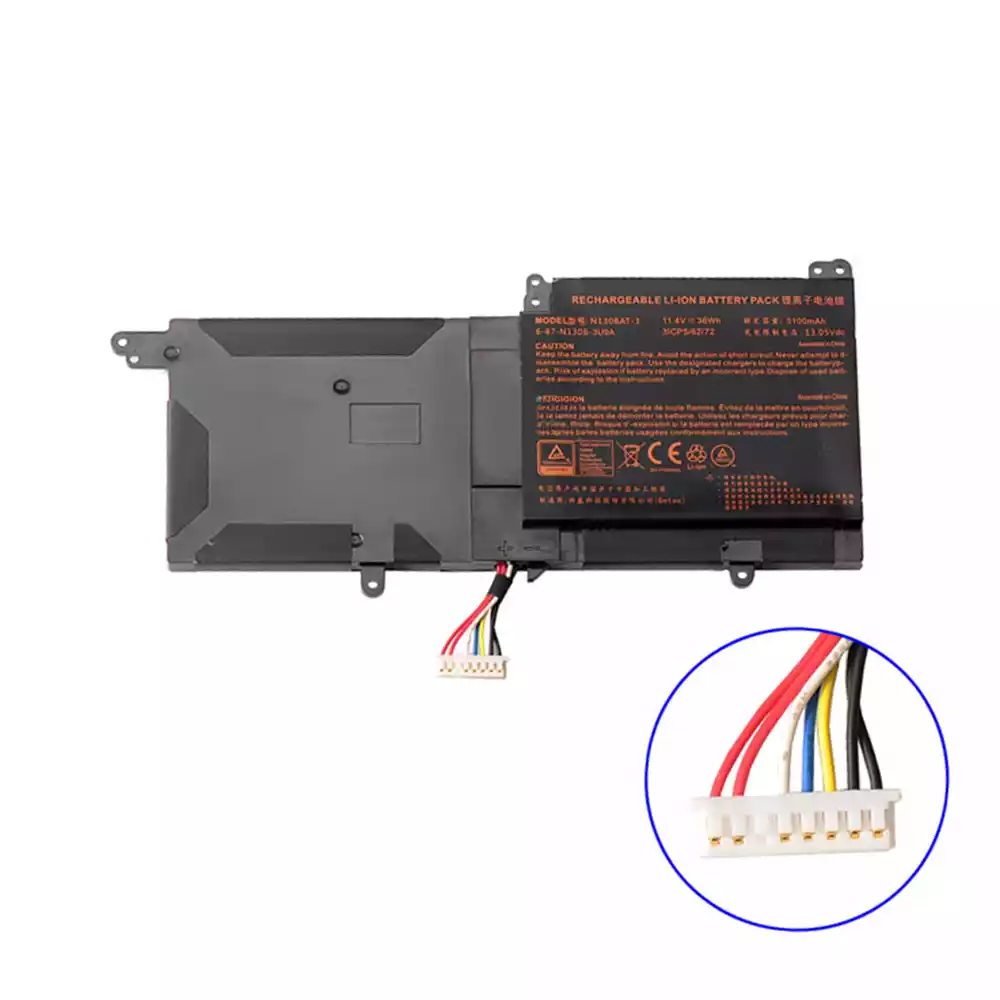 Akku für Clevo N130BAT-3