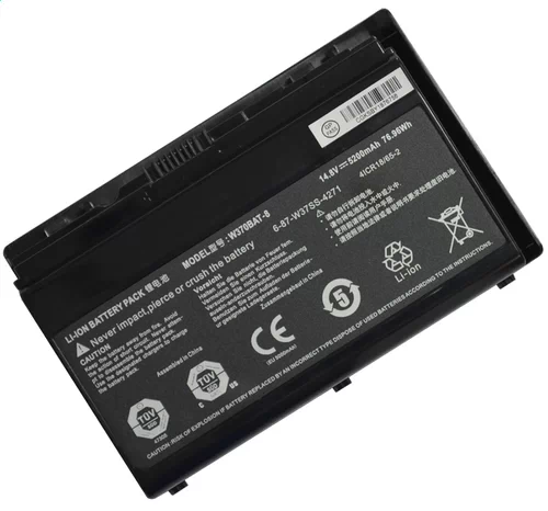 Akku für Clevo W370BAT-8