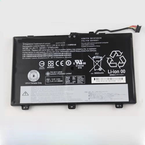 Akku für Lenovo 00HW001
